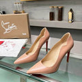 Nude Pointed-Toe Pumps