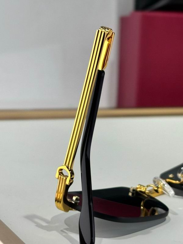 Foldable Rimless Rectangle Sunglasses