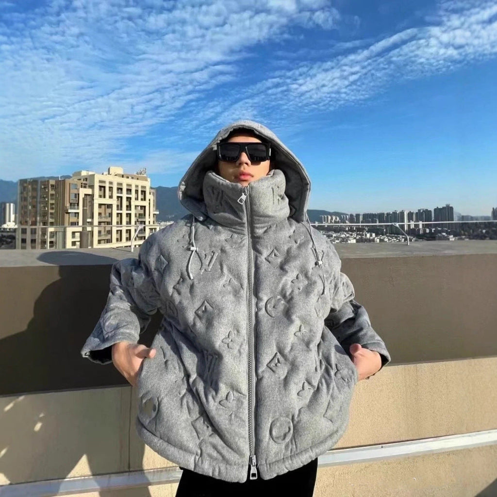 Textured Puffer Jacket