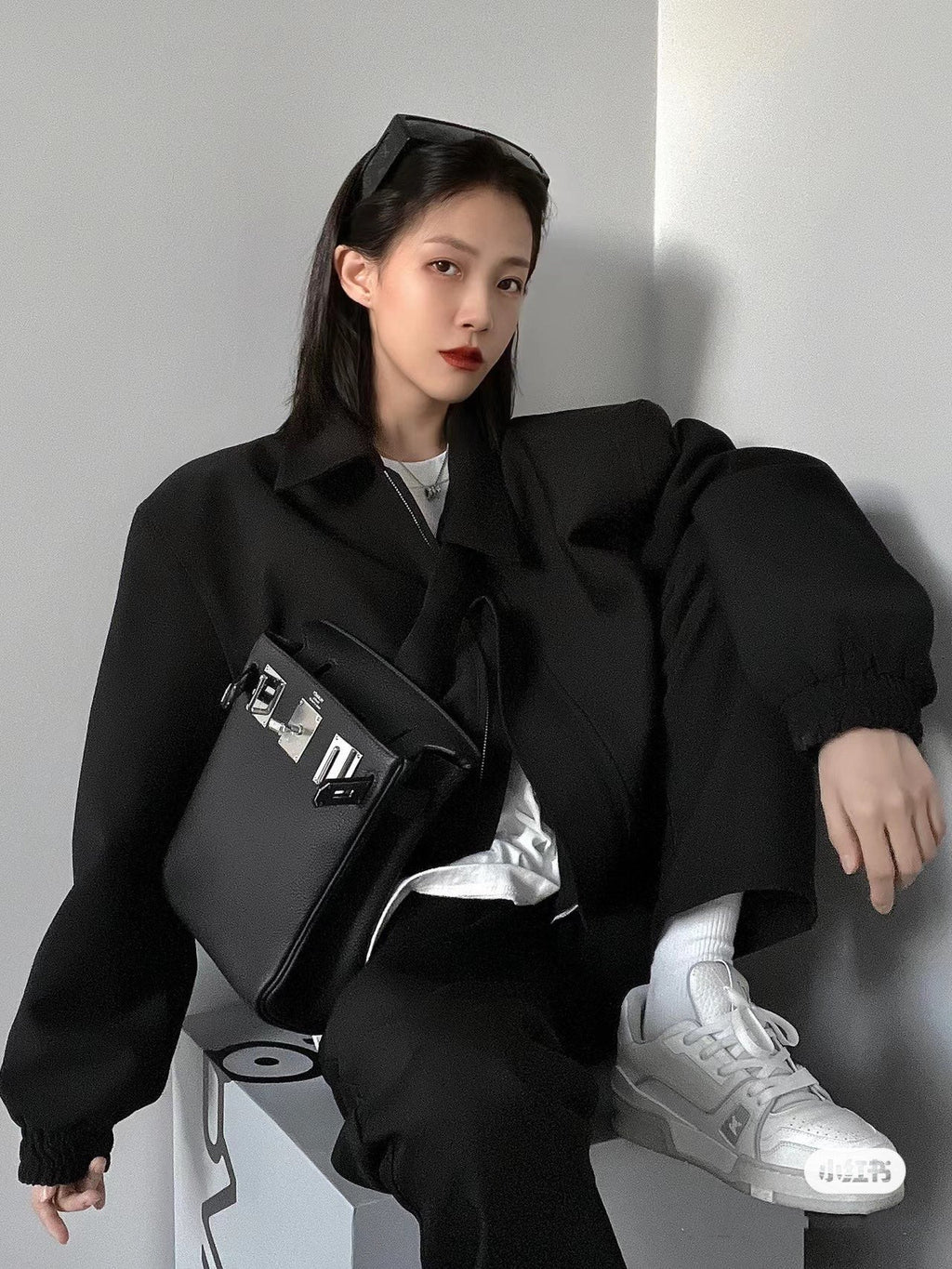 Togo Leather Chest Bag